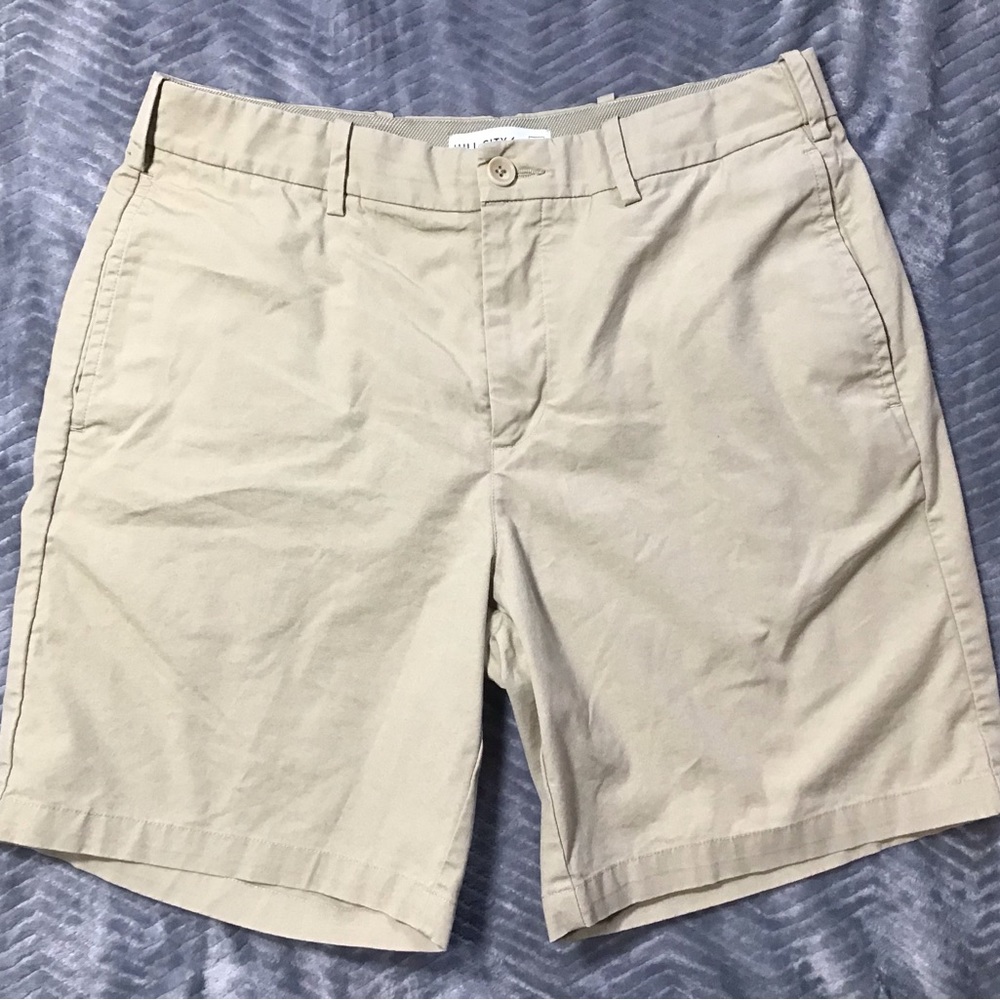 Mens Hill City Everyday Short Khaki Chino Shorts 32